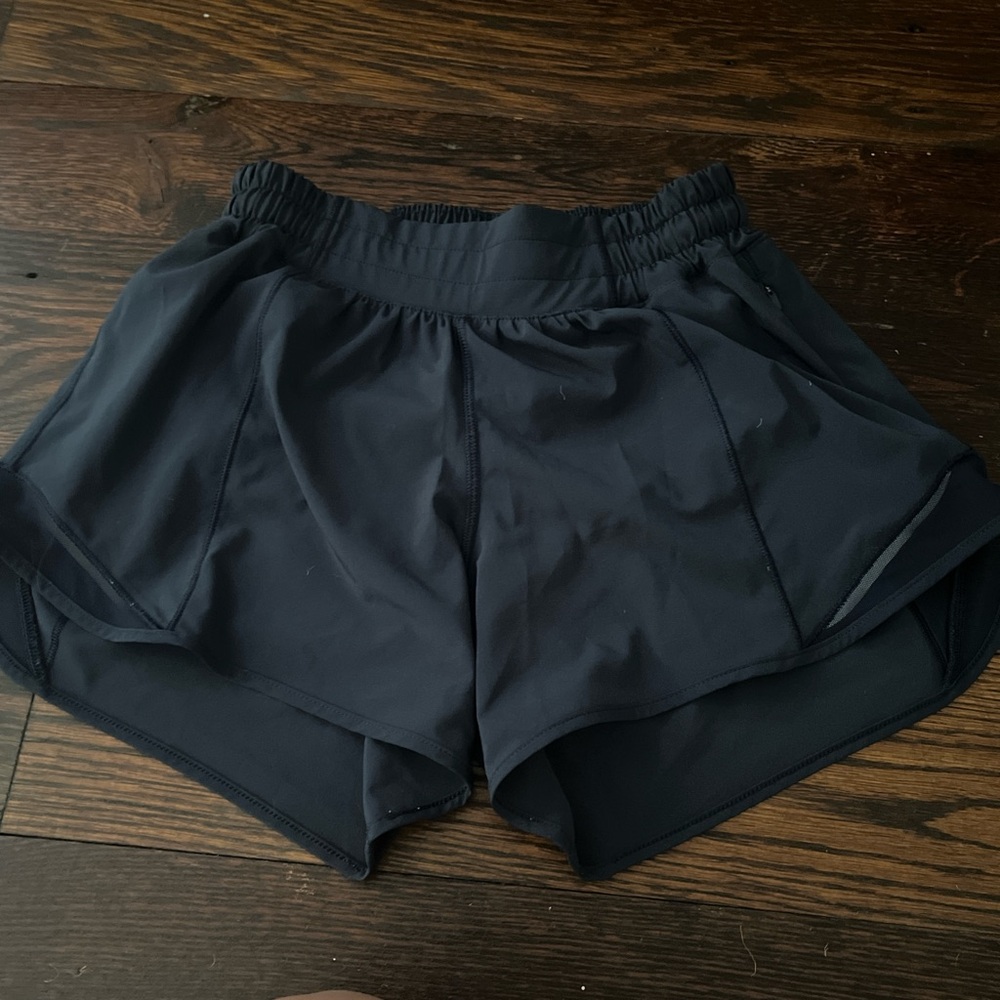 Navy Lululemon Women’s Speed Up Athletic Shorts